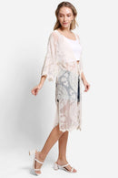 JP5208 Iris Tie Knot Lace Cover Up - MiMi Wholesale