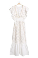 JP6006 Aileen Embroidered Maxi Sleeveless Cover Up Dress - MiMi Wholesale