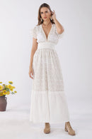 JP6006 Aileen Embroidered Maxi Sleeveless Cover Up Dress - MiMi Wholesale