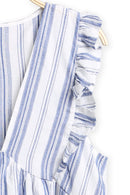 JP6007 Veda Striped Sleeveless Cover Up Dress - MiMi Wholesale