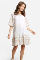 JP6028 Rochelle Embroidered Cover Up/Dress - MiMi Wholesale