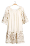 JP6028 Rochelle Embroidered Cover Up/Dress - MiMi Wholesale