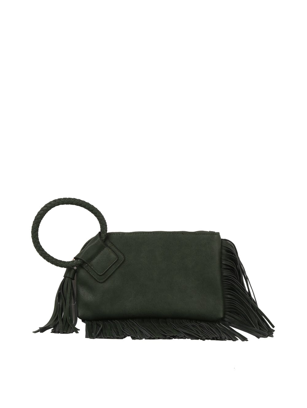 JY0378 Fringe Soft Vegan Leather Wristlet/Clutch - MiMi Wholesale