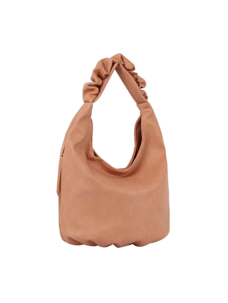 JY0522M Moira Scrunch Handle Hobo Bag - MiMi Wholesale