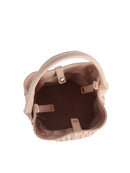 JYE0565 2 in 1 Woven Bucket/Satchel Bag With Pouch - MiMi Wholesale