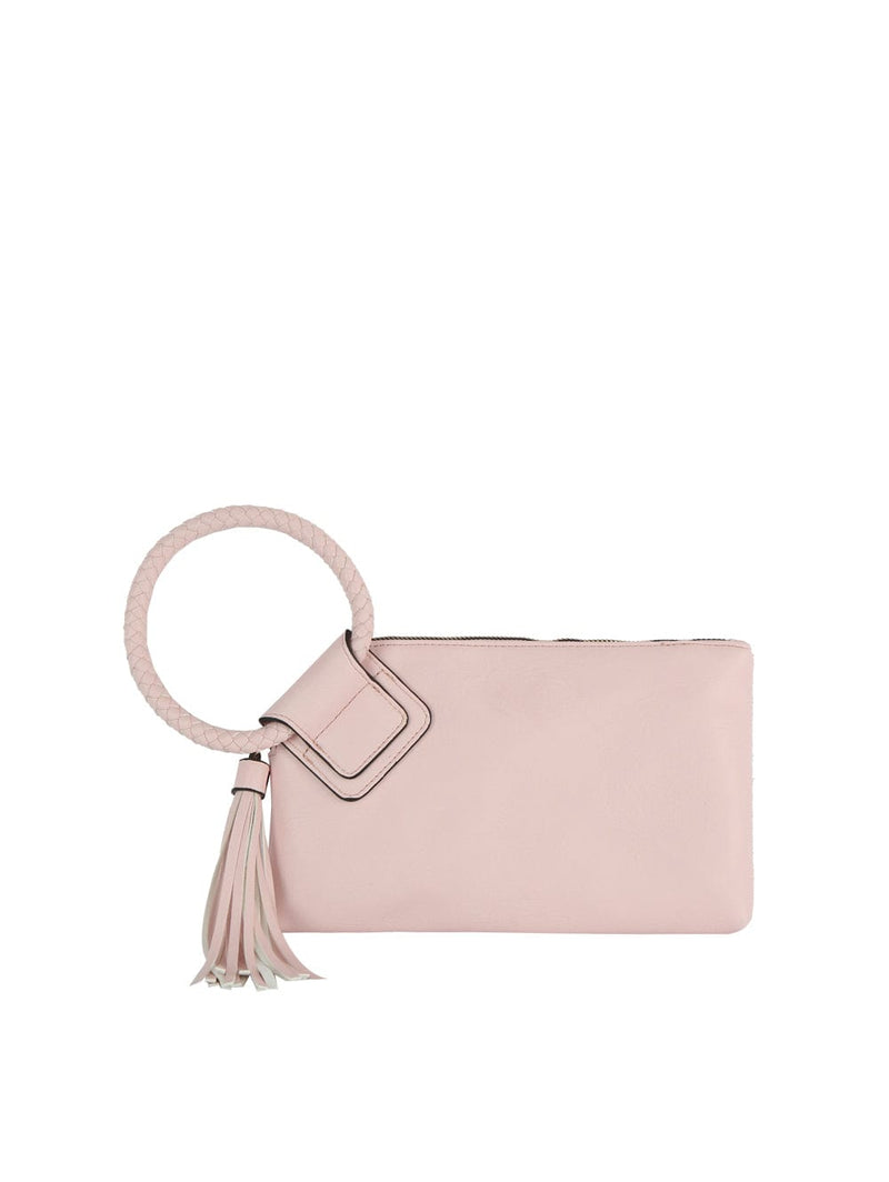JYM0346 Soft Vegan Leather Wristlet/Clutch With Tassel - MiMi Wholesale