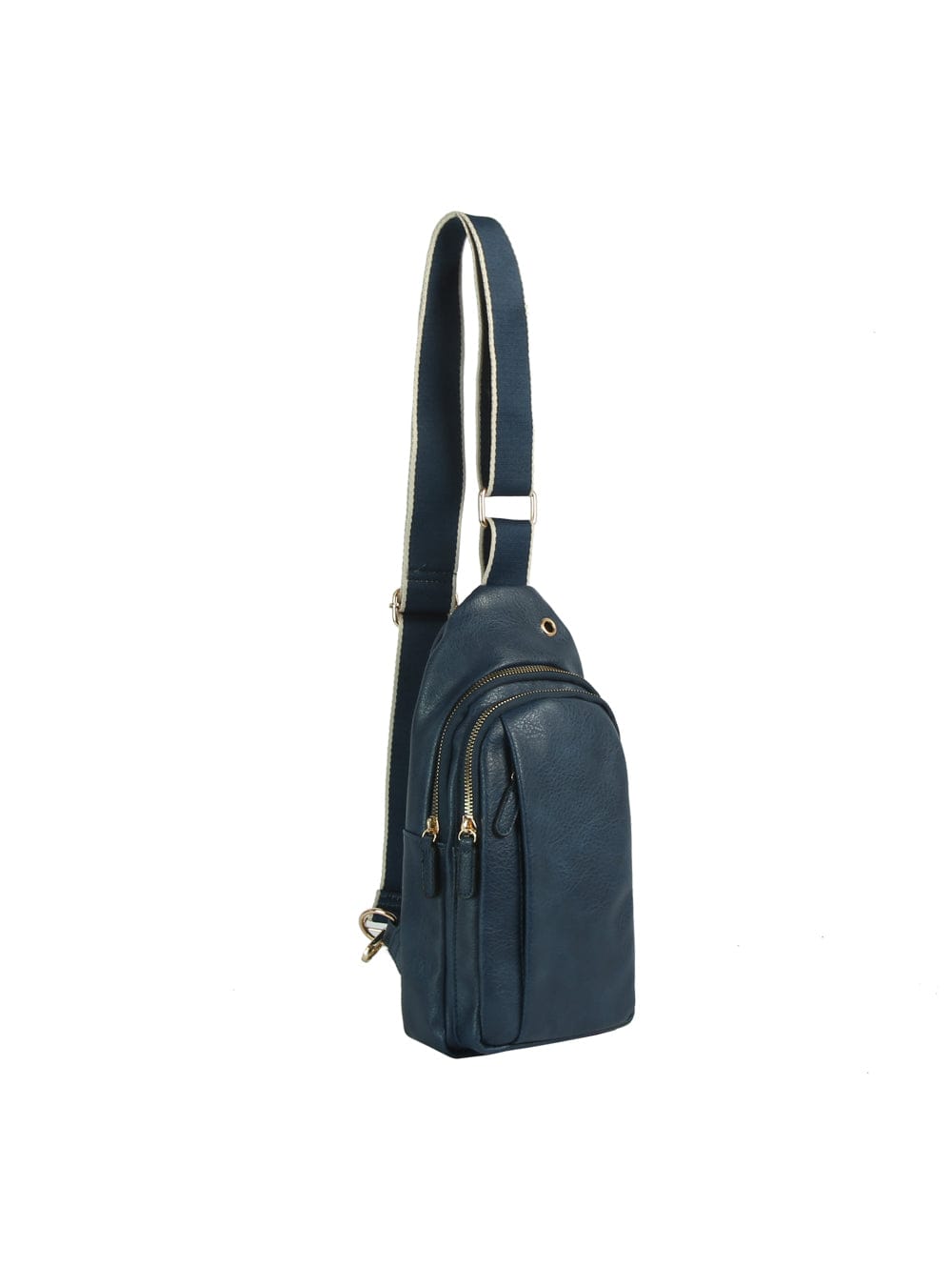 JYM0433 Wylie Double Zipper Sling Bag - MiMi Wholesale
