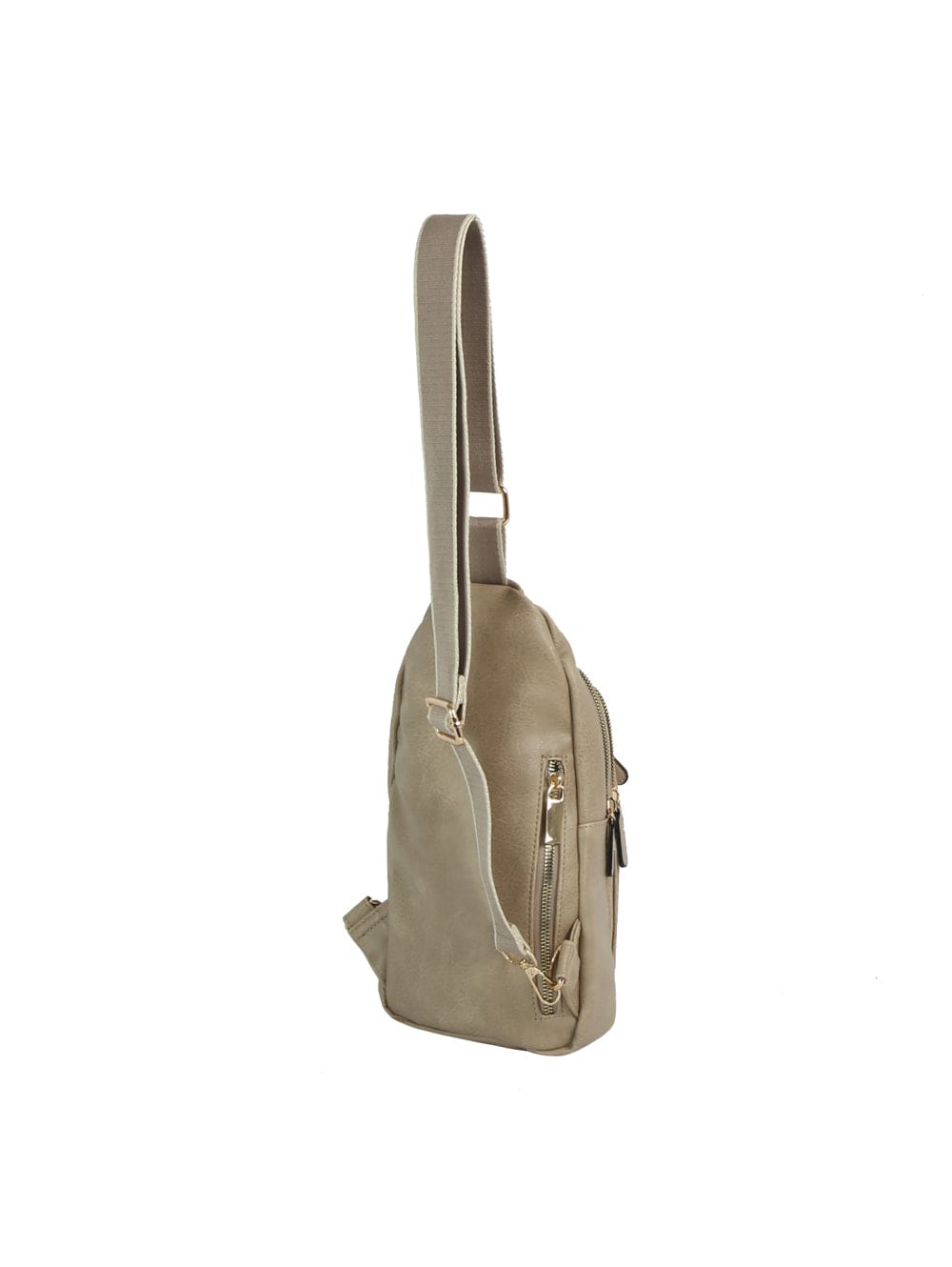 JYM0433 Wylie Double Zipper Sling Bag - MiMi Wholesale