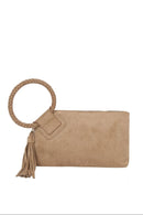 JYM0578 Suede Bangle Clutch - MiMi Wholesale