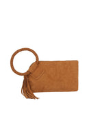 JYM0578 Suede Bangle Clutch - MiMi Wholesale