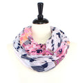 JZ - 14 - F Aztec Print Infinity Scarf - MiMi Wholesale