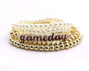 KB1005 Game Day Stretch 5 Piece Beaded Bracelet Set - MiMi Wholesale