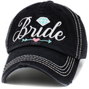 KBV1574 Bride Washed Vintage Ballcap - MiMi Wholesale