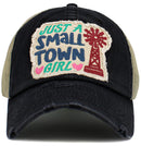 KBV1582 Just A Small Town Girl Meshback Ballcap - MiMi Wholesale