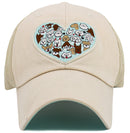 KBV1583 Love Dogs Meshback Ballcap - MiMi Wholesale