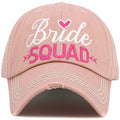 KBV1586 Bride SQUAD Washed Vintage Ballcap - MiMi Wholesale