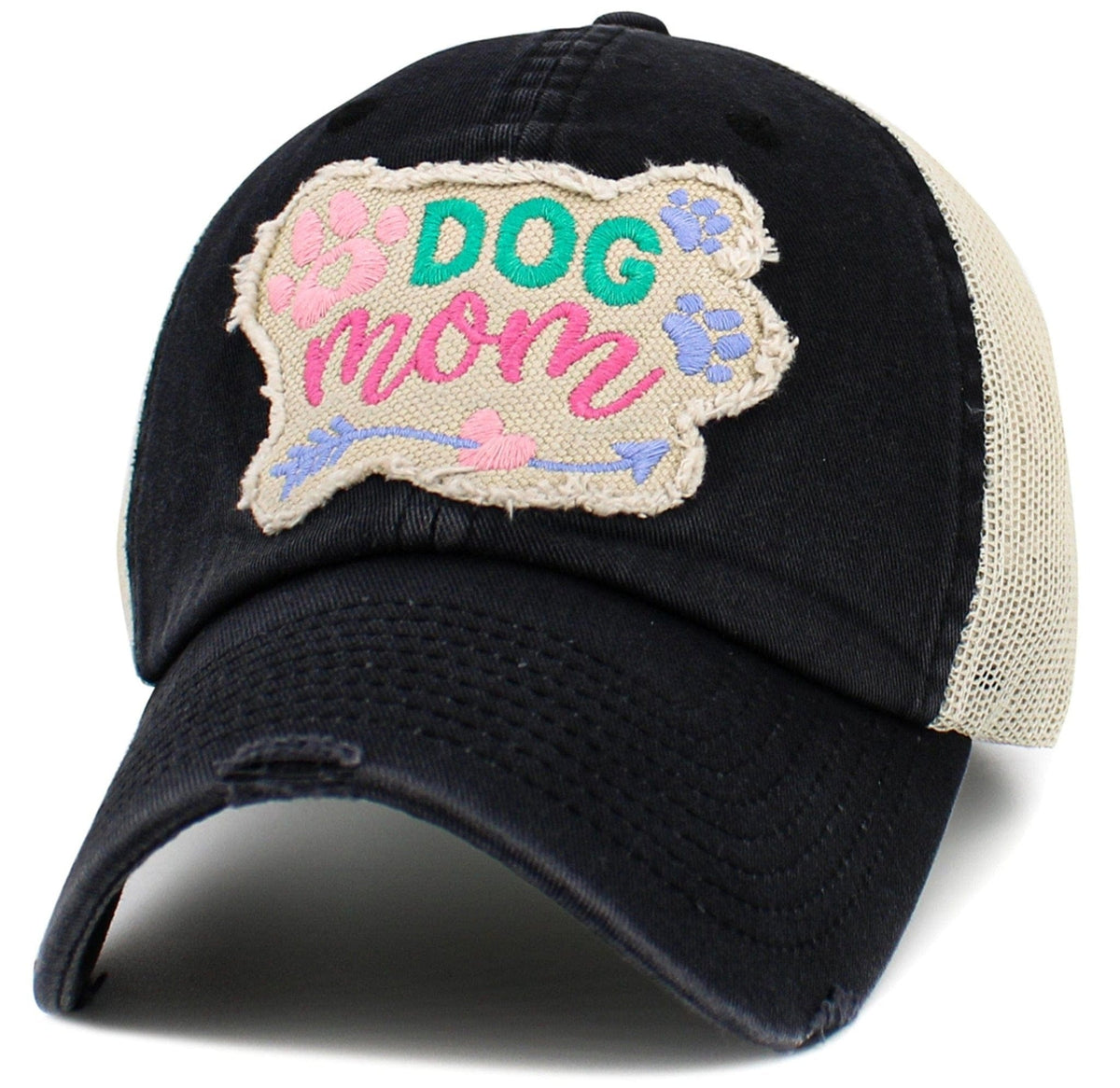 KBV1591 Dog Mom Meshback Baseball Cap - MiMi Wholesale