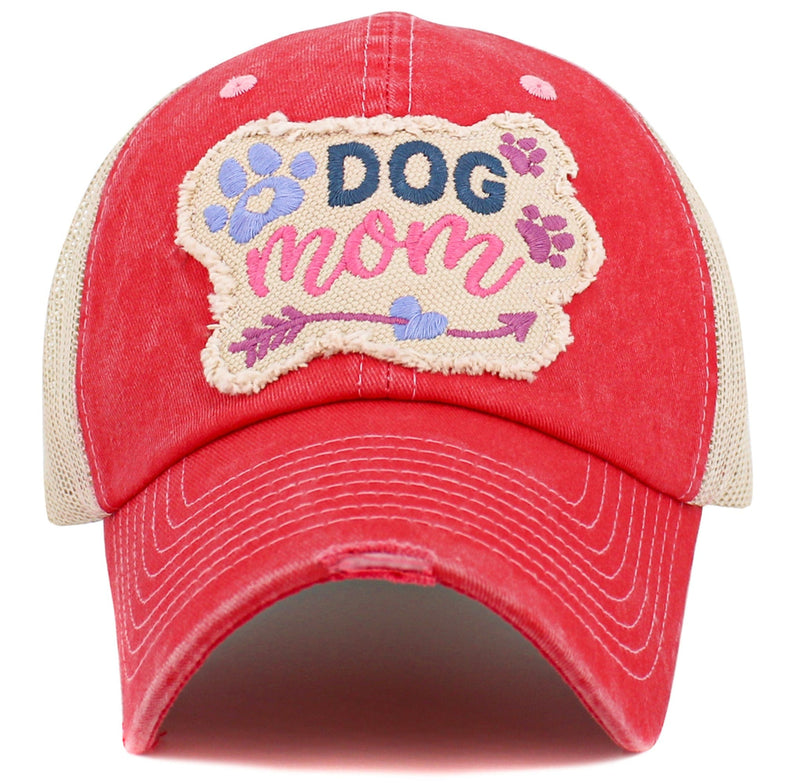 KBV1591 Dog Mom Meshback Baseball Cap - MiMi Wholesale