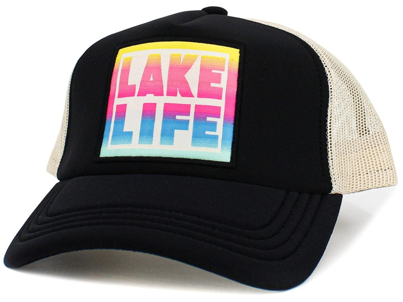 KBV1595 Lake Life Meshback Trucker Cap - MiMi Wholesale