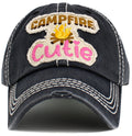 KBV1601 "Campfire Cutie" Vintage Washed Baseball Cap - MiMi Wholesale