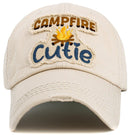KBV1601 "Campfire Cutie" Vintage Washed Baseball Cap - MiMi Wholesale