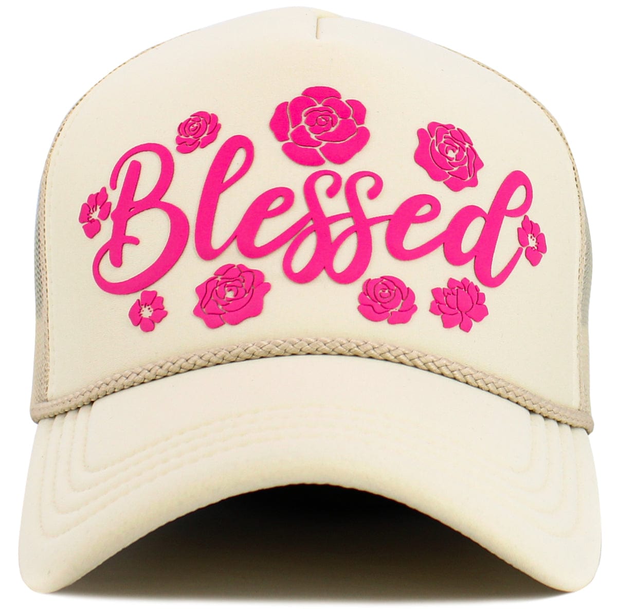 KBV1626 Blessed Foam Trucker Mesh Cap - MiMi Wholesale