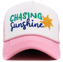 KBV1627 Chasing Sunshine Foam Mesh Trucker Cap - MiMi Wholesale