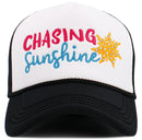 KBV1627 Chasing Sunshine Foam Mesh Trucker Cap - MiMi Wholesale
