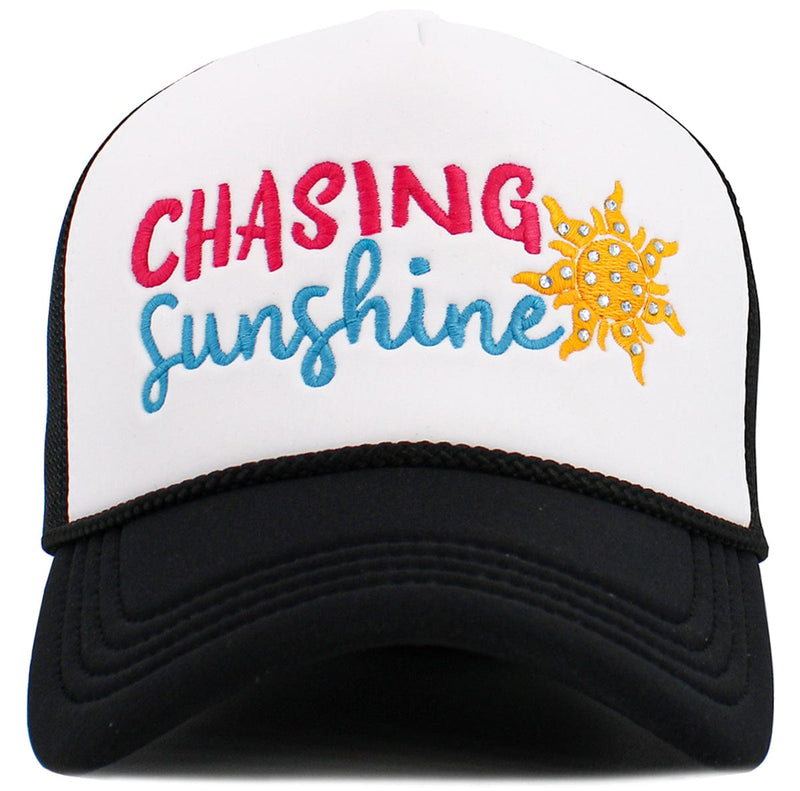 KBV1627 Chasing Sunshine Foam Mesh Trucker Cap - MiMi Wholesale