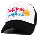 KBV1627 Chasing Sunshine Foam Mesh Trucker Cap - MiMi Wholesale