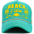 KBV1628 Beach Vibes Foam Trucker Mesh Cap - MiMi Wholesale