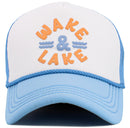 KBV1629 Wake and Lake Foam Trucker Mesh Cap - MiMi Wholesale