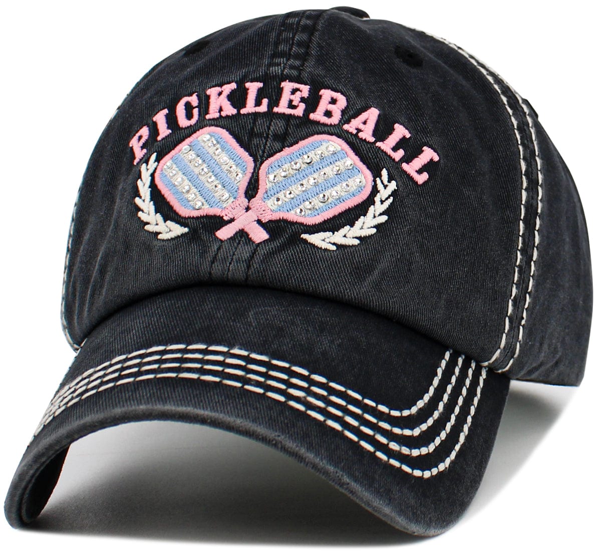 KBV1630 Pickleball Vintage Baseball Cap - MiMi Wholesale