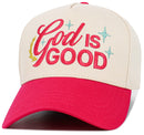 KBV1631 God is Good Five Panel Baseball Cap - MiMi Wholesale