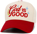 KBV1631 God is Good Five Panel Baseball Cap - MiMi Wholesale