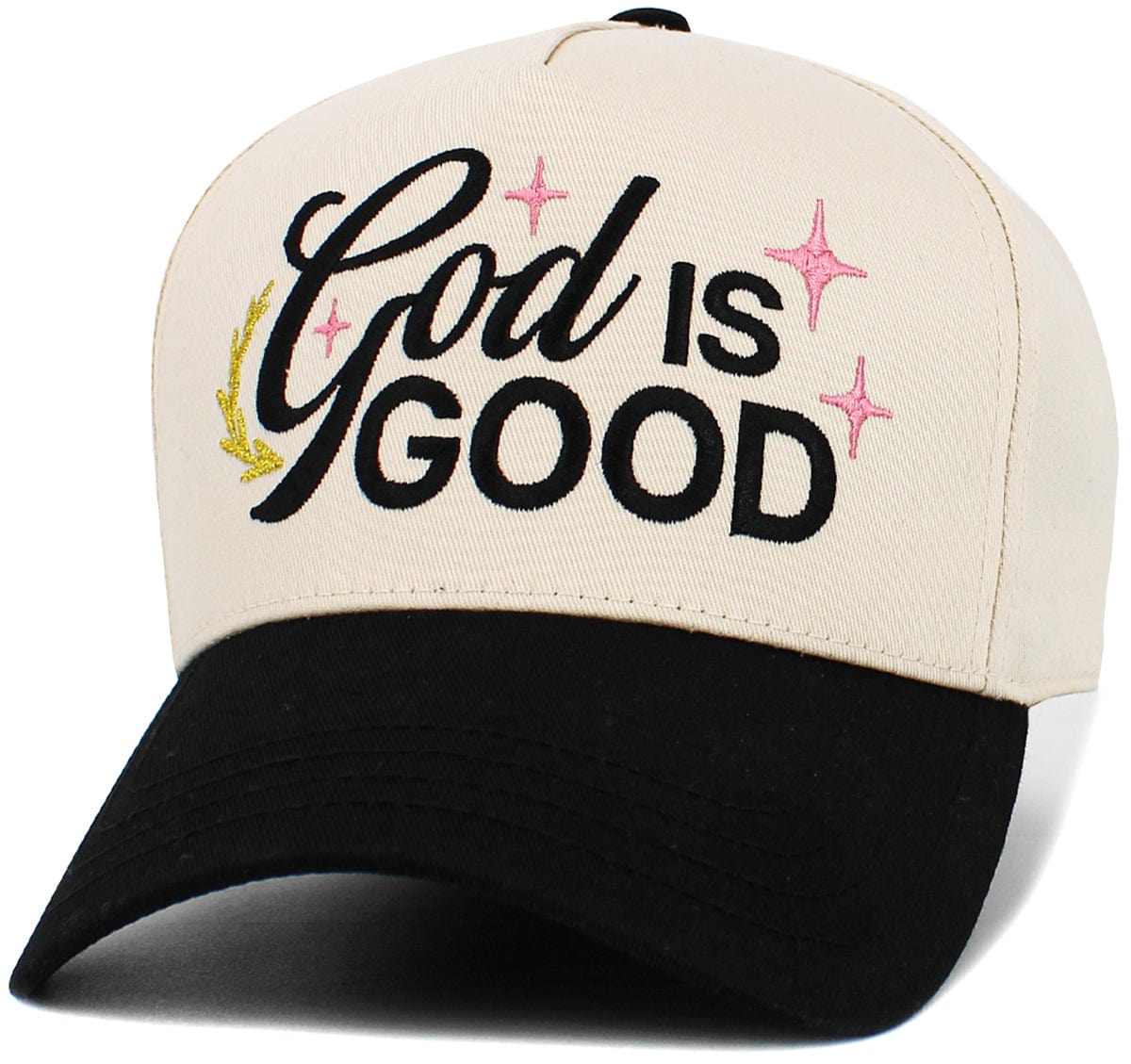 KBV1631 God is Good Five Panel Baseball Cap - MiMi Wholesale