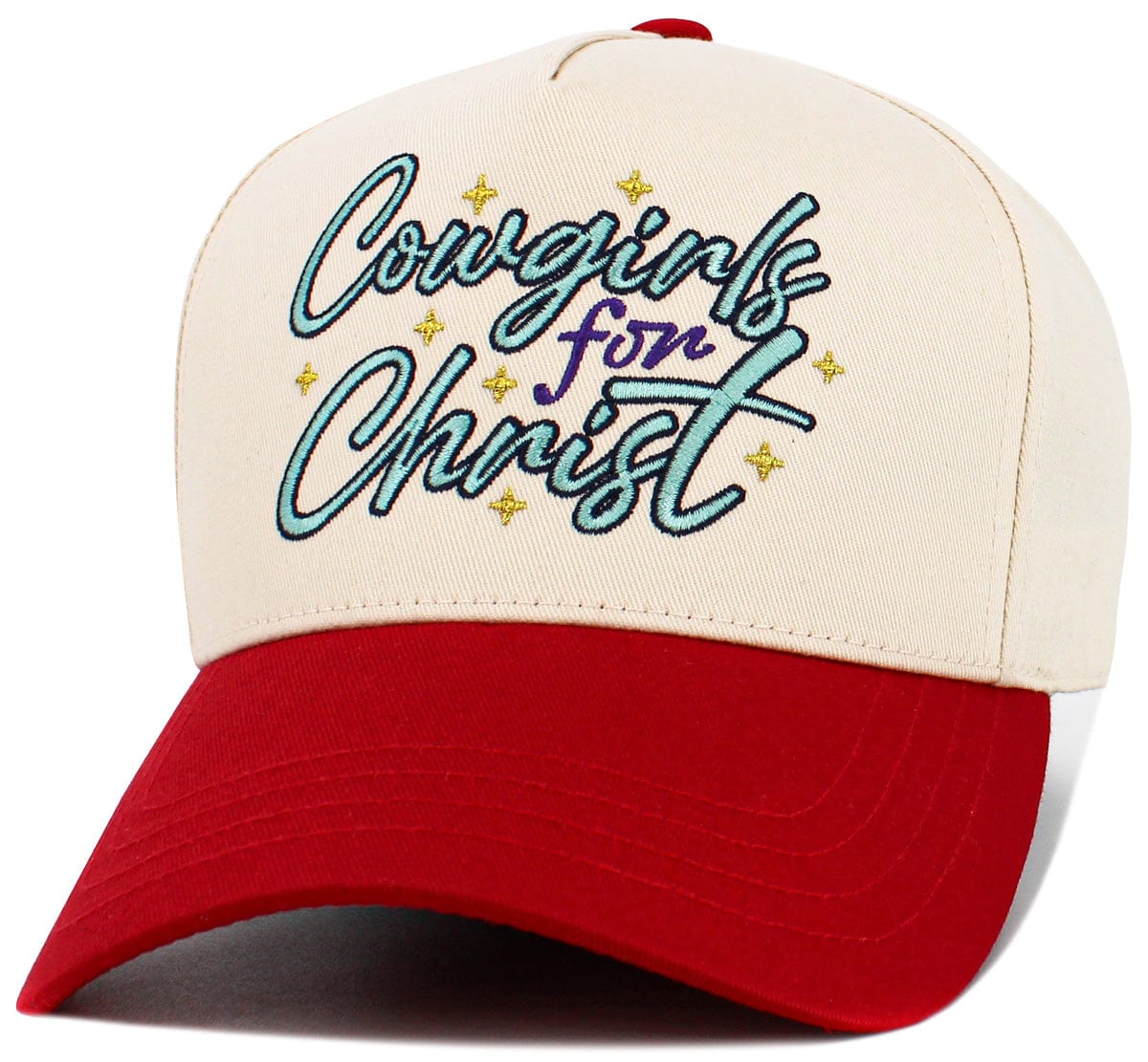 KBV1632 Cowgirls For Christ Five Panel Baseball Cap - MiMi Wholesale