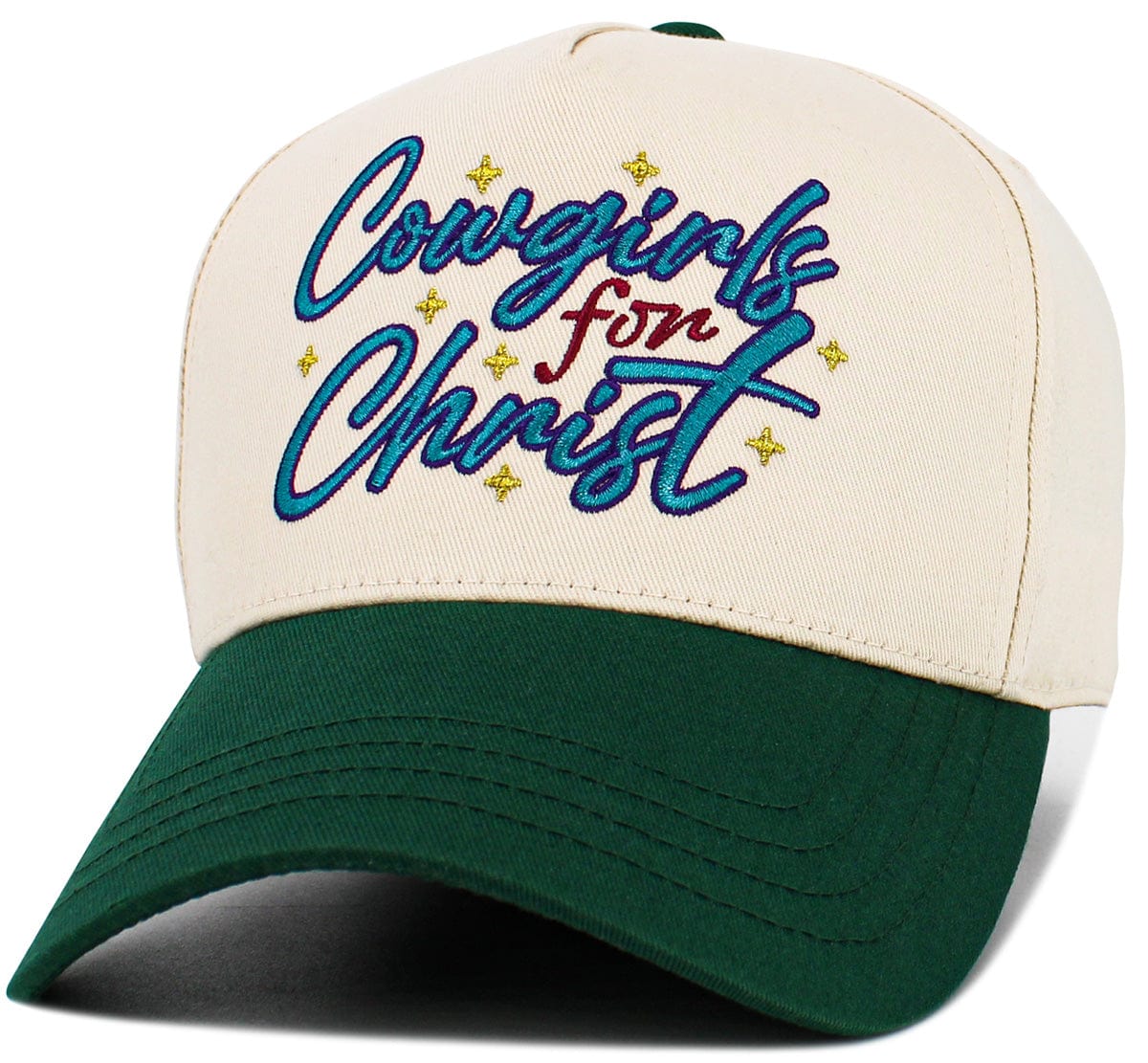 KBV1632 Cowgirls For Christ Five Panel Baseball Cap - MiMi Wholesale