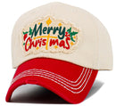 KBV1636 Merry Christmas Vintage Baseball Cap - MiMi Wholesale