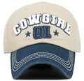 KBV1639 Cowgirl Vintage Baseball Cap - MiMi Wholesale