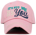 KBV1640 It's Not Me Vintage Baseball Cap - MiMi Wholesale