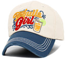 KBV1642 Tequila Girl Vintage Baseball Cap - MiMi Wholesale