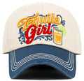 KBV1642 Tequila Girl Vintage Baseball Cap - MiMi Wholesale