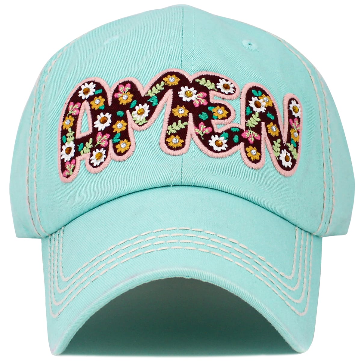 KBV1643 Amen Vintage Baseball Cap - MiMi Wholesale
