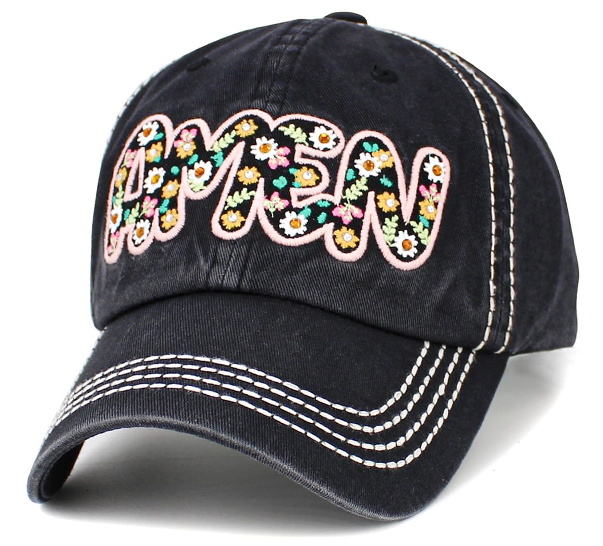 KBV1643 Amen Vintage Baseball Cap - MiMi Wholesale