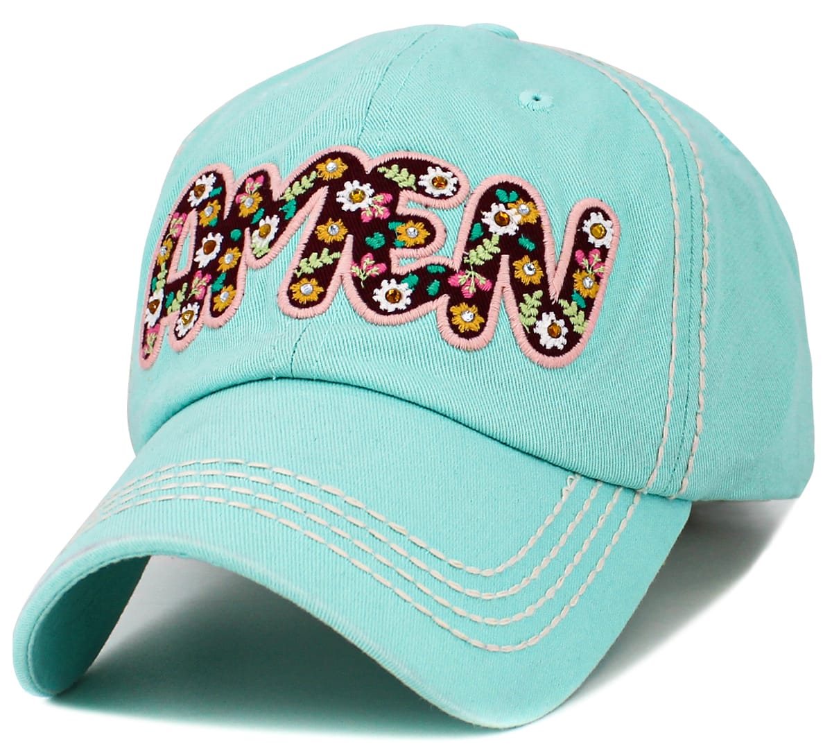 KBV1643 Amen Vintage Baseball Cap - MiMi Wholesale