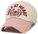 KBV1645 Wild at Heart Vintage Baseball Cap - MiMi Wholesale