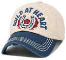 KBV1645 Wild at Heart Vintage Baseball Cap - MiMi Wholesale
