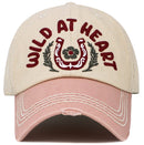KBV1645 Wild at Heart Vintage Baseball Cap - MiMi Wholesale