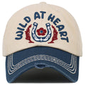 KBV1645 Wild at Heart Vintage Baseball Cap - MiMi Wholesale